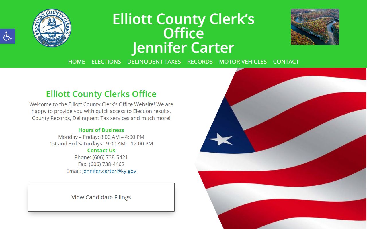 Elliott County Circuit Court Clerk records and County Clerk distinction